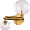 Sovrum|Vägglampor|Fair Glare Vägglampa 'Brass' - Mässing