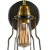 Sovrum|Vägglampor|Trademark Living Vägglampa Vintage - Mässing/Stålnät