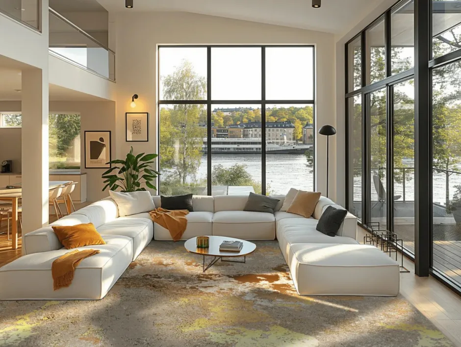 Mattor|Vävda Mattor|Reforma x Trendcarpet Wiltonmatta 'Elena' 240x340cm - Beige/Guld