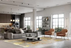 Mattor|Vävda Mattor|Reforma x Trendcarpet Wiltonmatta 'Elena' 240x340cm - Beige/Guld